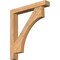 Ekena Millwork Westlake Block Smooth Bracket w/ Offset Brace, Western Red Cedar, 5 1/2"W x 36"D x 40"H BKT0604X36X40WTL05SWR - alternate 1